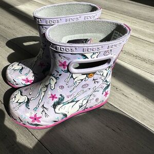 Bogs Purple and Pink Rain & Snow Boots